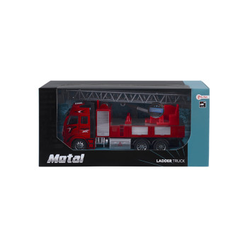 Feuerwehr mit Leiter 20cm Rückzug