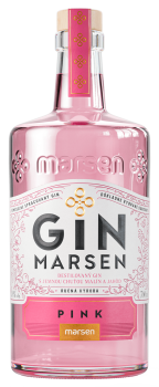 Marsen Gin Pink 38% 0,7 l + Glas