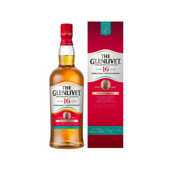 The Glenlivet 16Y Single Malt Scotch Whisky 43% 1 l geschenkbox