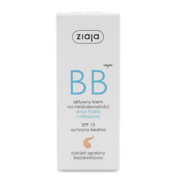 Ziaja BB Cream Oily&Combination Skin BB cream for oily and combination skin SPF15 50ml Dark