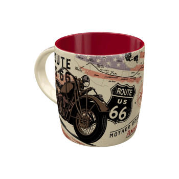 Tasse 340ml Route 66 Bike Map