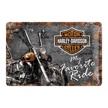 Blechschild 20x30 Harley-Davidson (My Favorite Ride)