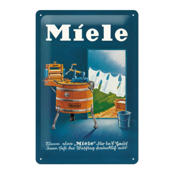 Blechschild 20x30cm Miele