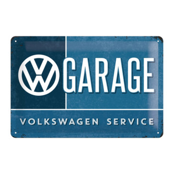 Blechschild 20x30 VW Garage