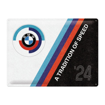 Blechschild 30x40 BMW Motorsport (Tradition Of Speed) 