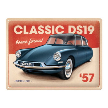 Blechschild 30x40 Citroën Classic DS19