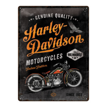 Blechschild 30x40 Harley-Davidson  (Timeless Tradition) 