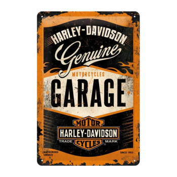 Blechschild 20x30 Harley-Davidson (Garage) 
