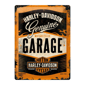 Blechschild 30x40 Harley-Davidson (Garage) 