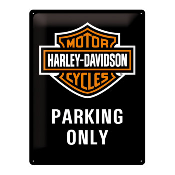 Blechschild 30x40 Harley-Davidson Parking Only 