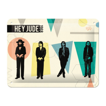 Blechschild 15x20 cm The Beatles (Hey Jude) 