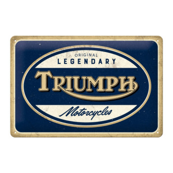 Blechschild 30x20 cm  Triumph (Legendary Motorcycles)