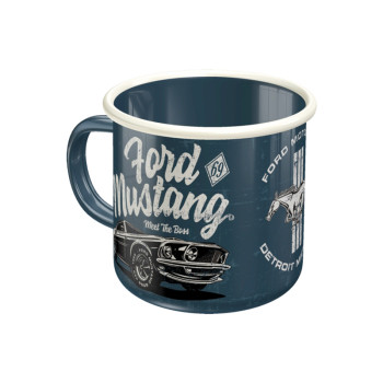 Metall Tasse Ford Mustang (The Boss)