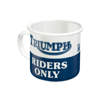Metall Tasse Triumph Riders Only