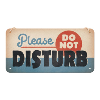 Hängeschild 10x20cm Do Not Disturb