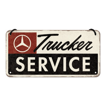 Hängeschild 10x20cm Mercedes-Benz Trucker Service 