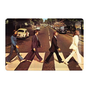 Blechschild 20x30cm Beatles (Abbey Road)