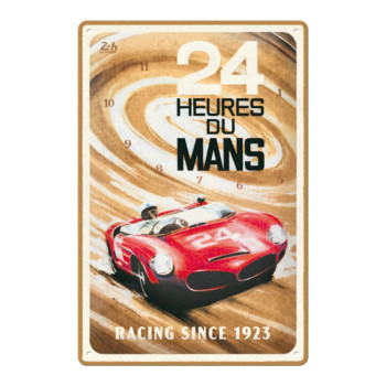 Blechschild 20x30cm 24h Le Mans - Red Car 1963)