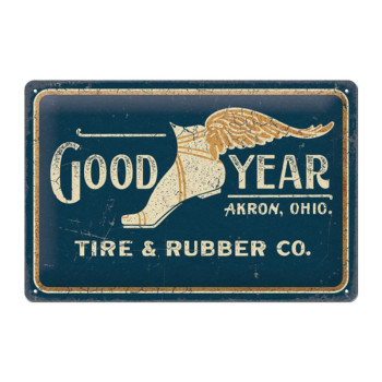 Blechschild 20x30cm Goodyear 1902