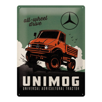 Blechschild 40x30 cm Daimler Truck Unimog