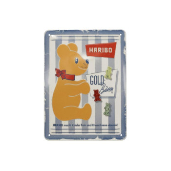 Blechschild 15x20 HARIBO Vintage GOLD-Bären