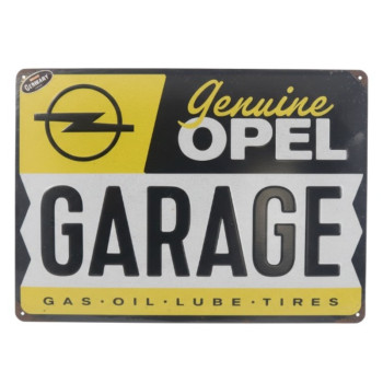 Blechschild 40x30 cm Opel Genuine Garage