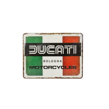 Blechschild 15x20 Ducati Italy Giugiaro Logo