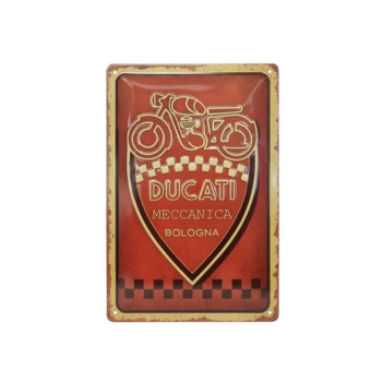 Blechschild 20x30 Ducati Meccanica Bologna