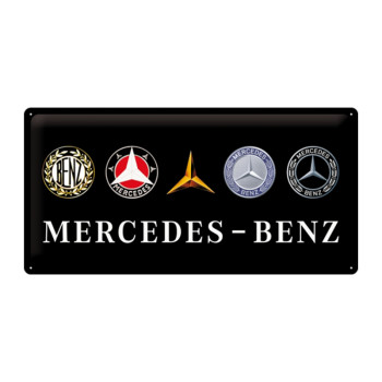 Blechschild 25x50cm Mercedes-Benz 
