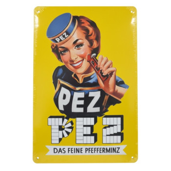 Blechschilder PEZ Pfefferminz 20x30cm