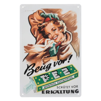 Blechschilder PEZ Menthol 20x30cm