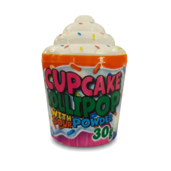 Jimmi Fox Cupcake Lollipop+Sour Powder 30 g - 1