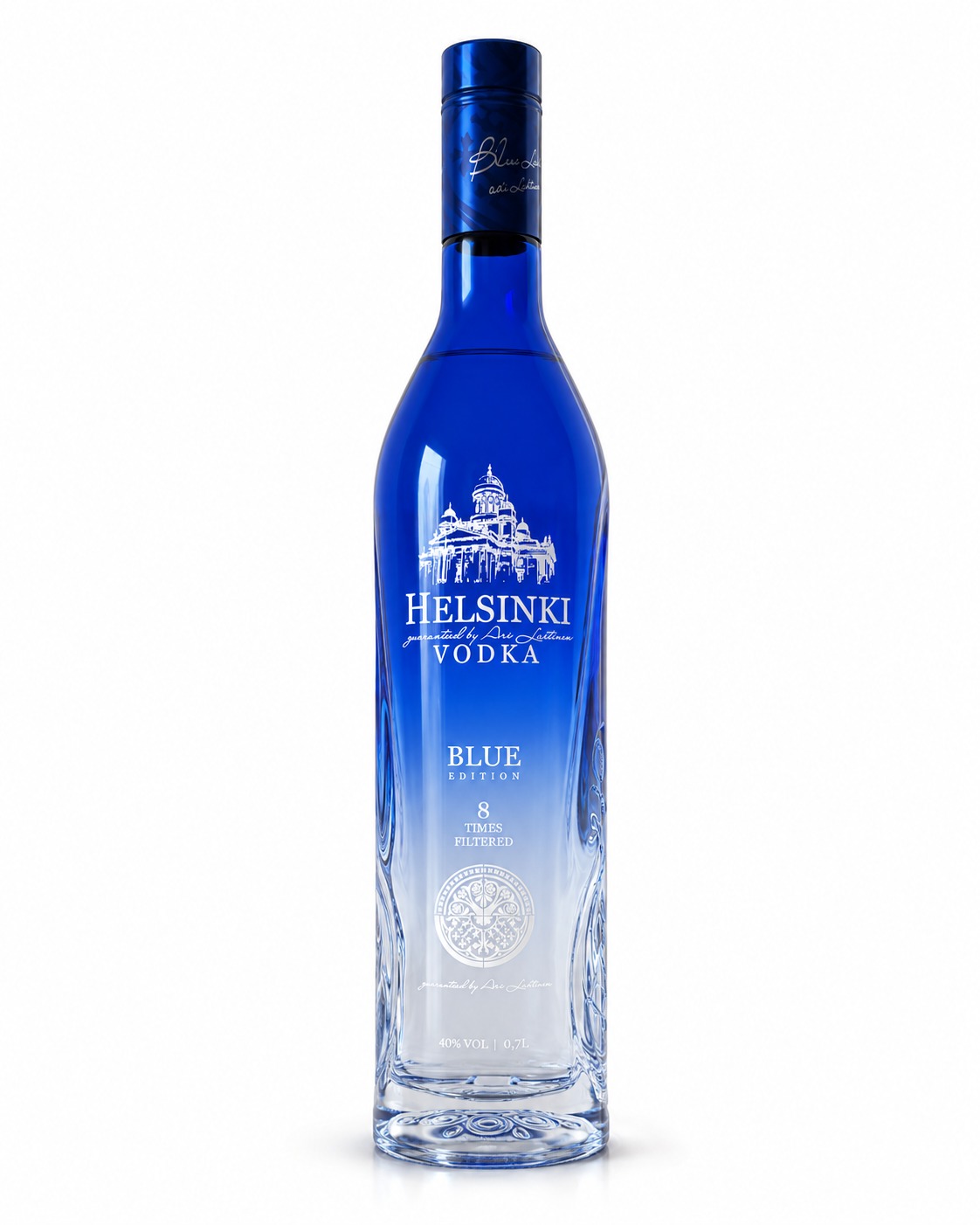Helsinki Vodka Blue Edition 8× Filtered 0,7l 40%