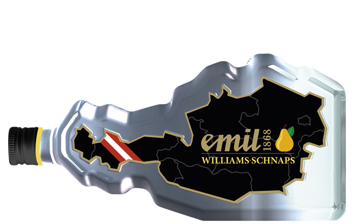 Emil Williams Birnen Schnaps 0,7l 35% Österreich Flasche