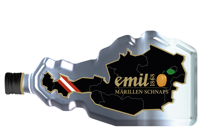 Emil Marillen Schnaps 0,7l 35% Österreich Flasche