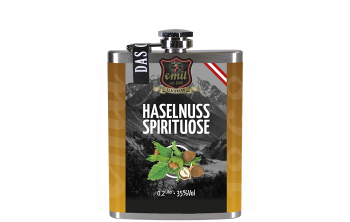 Emil Haselnuss Spirituose 0,2l 35% Flachmann