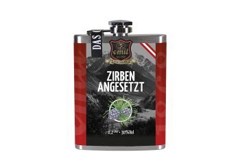 Emil Zirben Schnaps angesetzt 0,2l 30% Flachmann