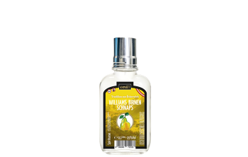 Emil Williams Birnen Schnaps 0,1l 35% TÖ Taschenflasche mit Stamperl