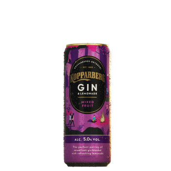 Kopparberg Gin&Lemonade Mixed Fruit RTD 0,25 l 5% Dose