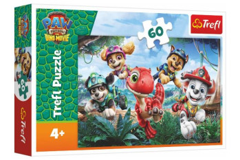 Puzzle Paw Patrol Dino Movie: Dinosaur 33x22cm 60Stk. 21x14cm