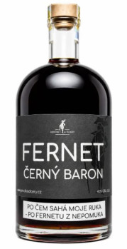 Fernet Černý Baron 40% 0,5 l