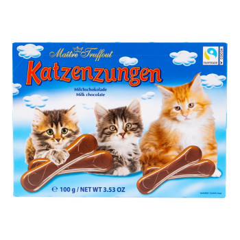 Maître Truffout Katzenzunzen Vollmilchschoko 100 g