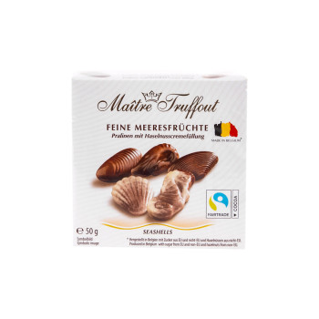 Maître Truffout Mini-Pralinen „Seashells“ 50 g