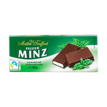 Maître Truffout Cremeschokolade Pfefferminz 100 g