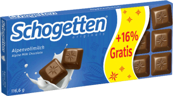 Schogetten Alpine Milk Chocolate 116 g