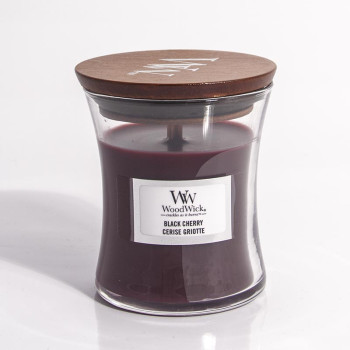 WoodWick Black Cherry glass mini