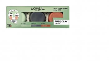 L'Oréal Pure Clay Purity Mask + Glow Mask + Pure Clay Detox Mask - 1