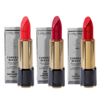 Lancome LS Set :3x Lipsticks Absolu Rouge N° 368 + N° 369 + N° 132  - 2