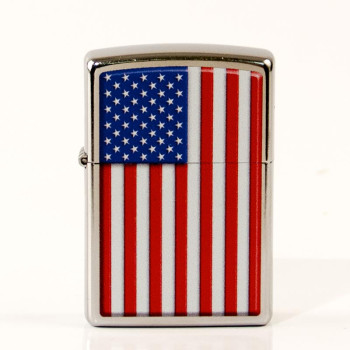 ZIPPO street chrom color "USA-Flag Patriotic Design" 60004281 - 1
