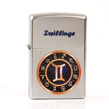 ZIPPO satin finish "Zwillinge" 60003634